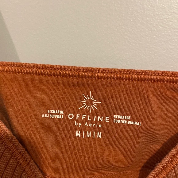 aerie OFFLINE | OG Ribbed Sports Bra - Picture 3 of 4